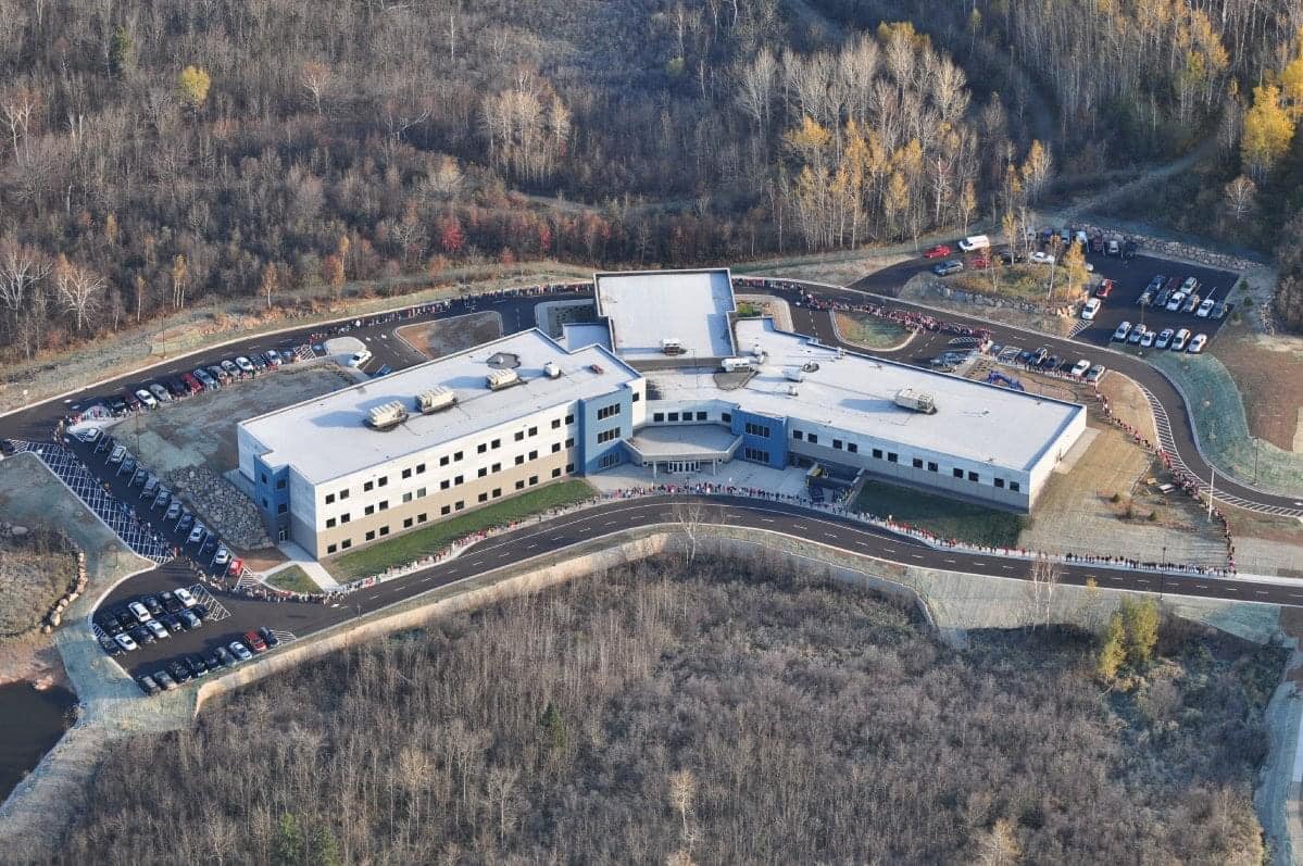 Aerial shot of North Star campus